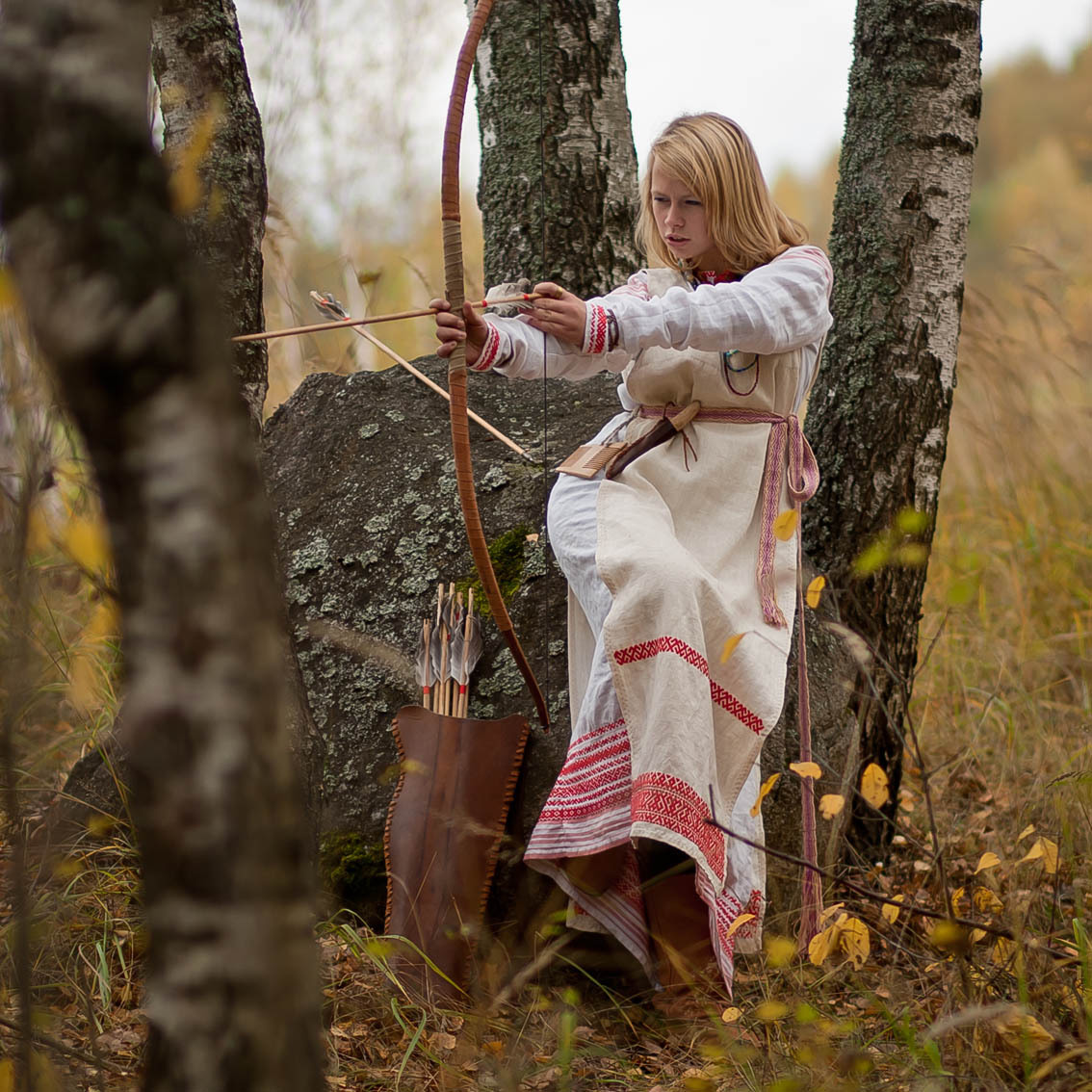 Sexy photo Girls in Slavic costumes in Antananarivo