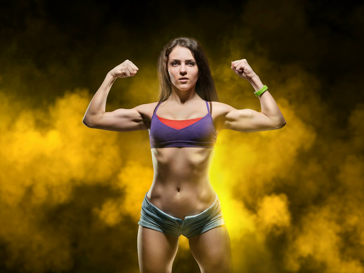 Athletic girls in Antananarivo